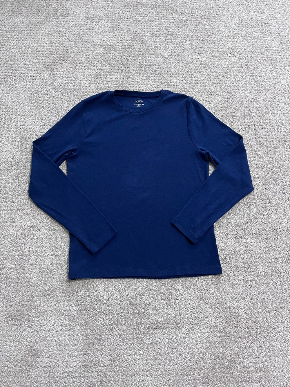 J. Crew Navy Royal Blue Long Sleeve Crewneck